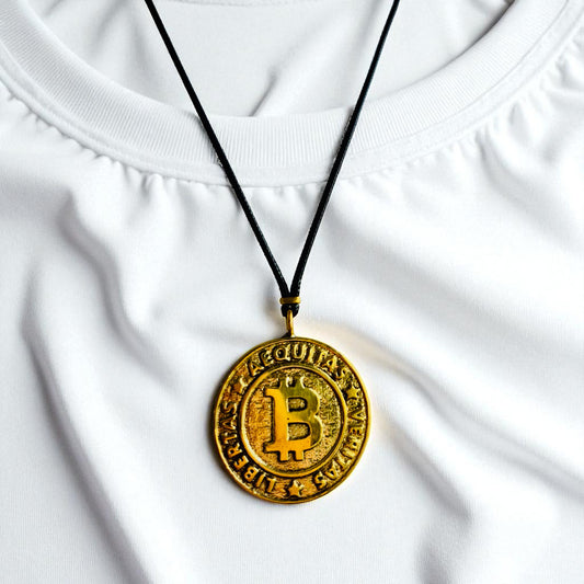 AEQUITAS * VERITAS * LIBERTAS [leather chain]